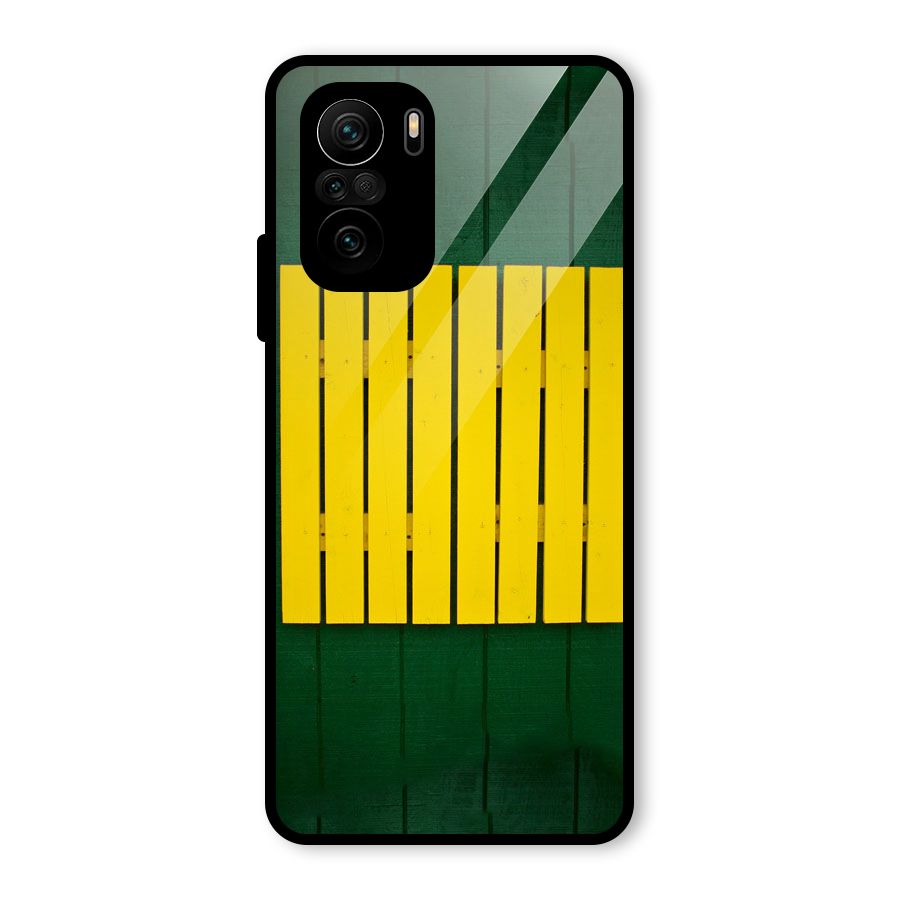 Yellow Fence Glass Back Case for Mi 11X Pro