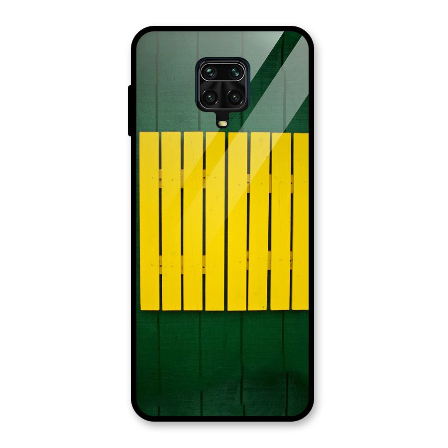 Yellow Fence Glass Back Case for Poco M2 Pro