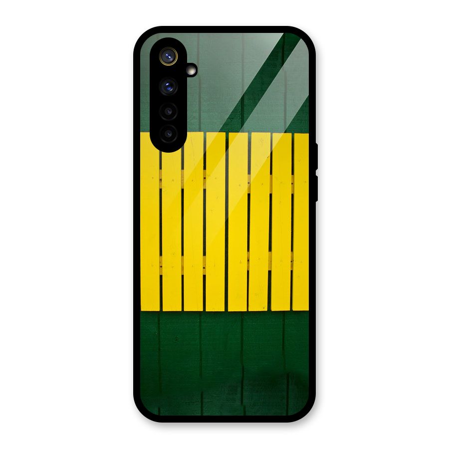 Yellow Fence Glass Back Case for Realme 6i