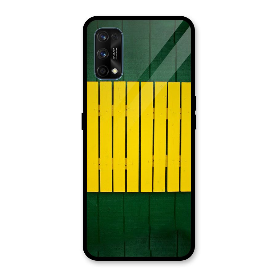 Yellow Fence Glass Back Case for Realme 7 Pro