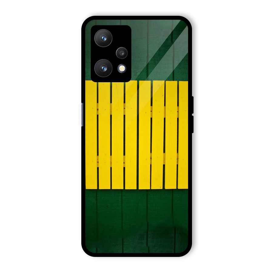 Yellow Fence Glass Back Case for Realme 9 Pro 5G