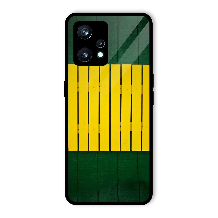 Yellow Fence Glass Back Case for Realme 9 Pro Plus 5G