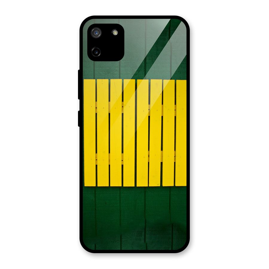 Yellow Fence Glass Back Case for Realme C11