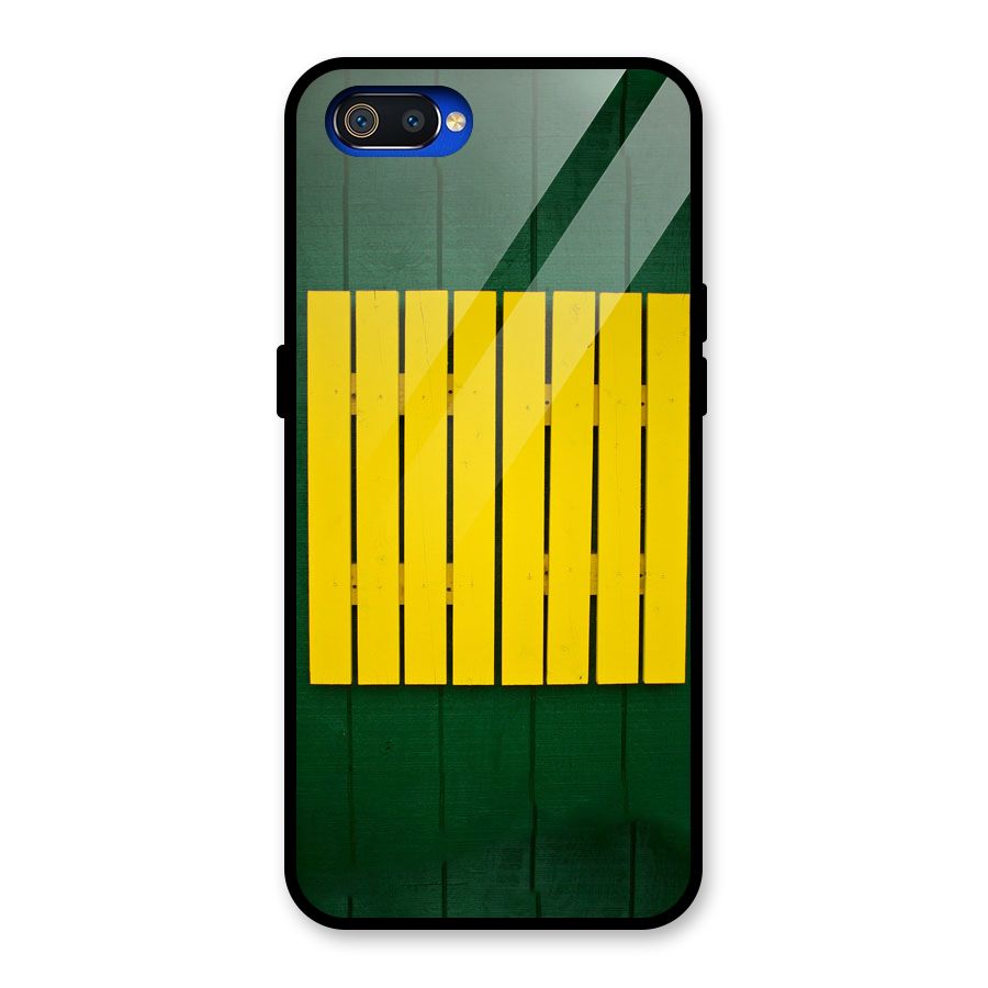 Yellow Fence Glass Back Case for Realme C2