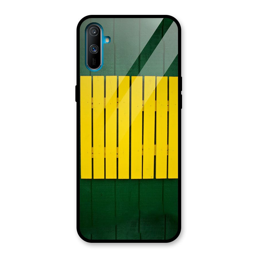 Yellow Fence Glass Back Case for Realme C3
