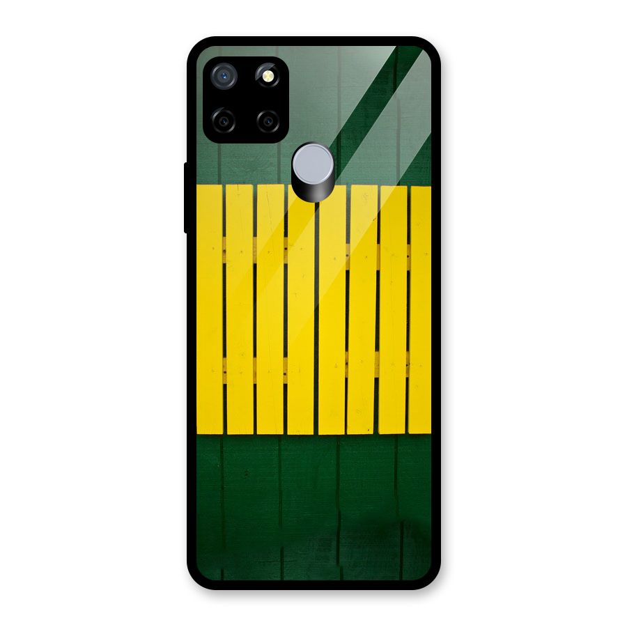 Yellow Fence Glass Back Case for Realme Narzo 20