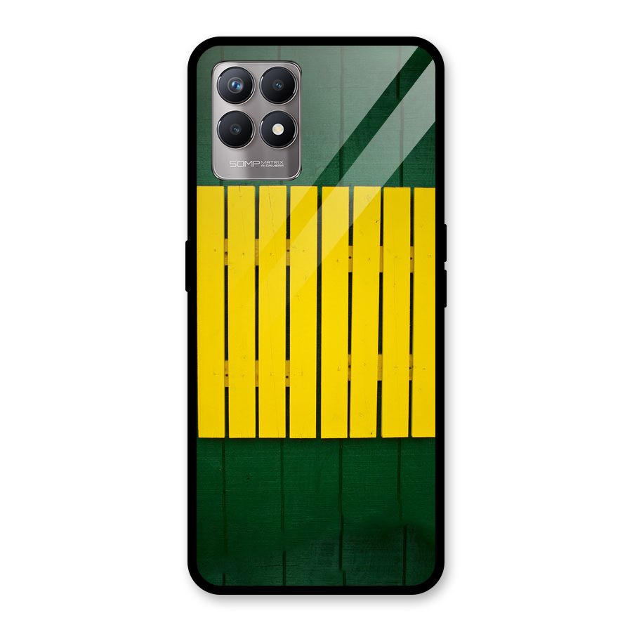 Yellow Fence Glass Back Case for Realme Narzo 50