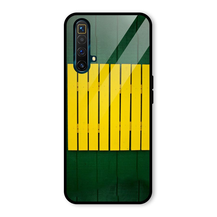 Yellow Fence Glass Back Case for Realme X3
