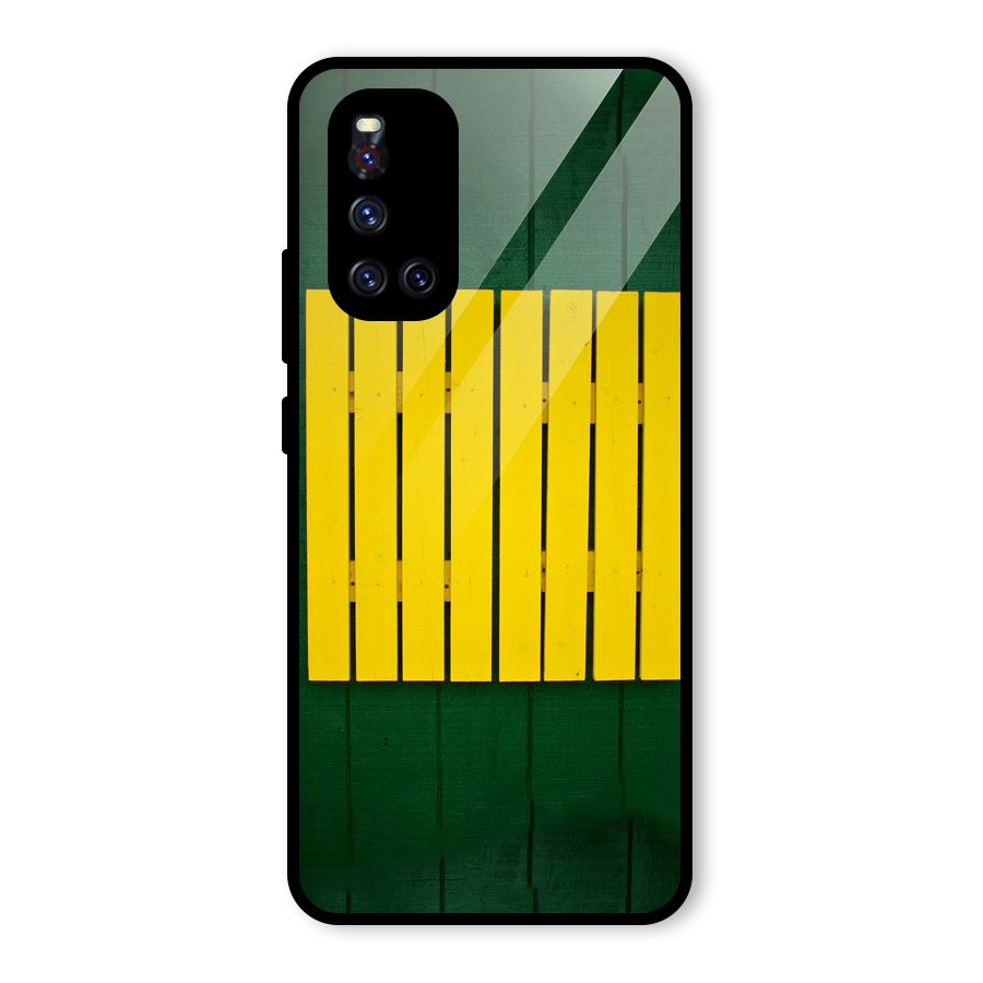 Yellow Fence Glass Back Case for Vivo V19
