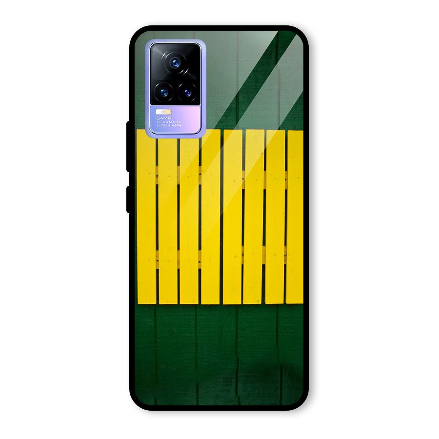 Yellow Fence Glass Back Case for Vivo Y73