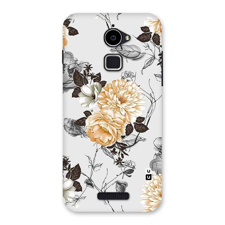Yellow Floral Back Case for Coolpad Note 3 Lite
