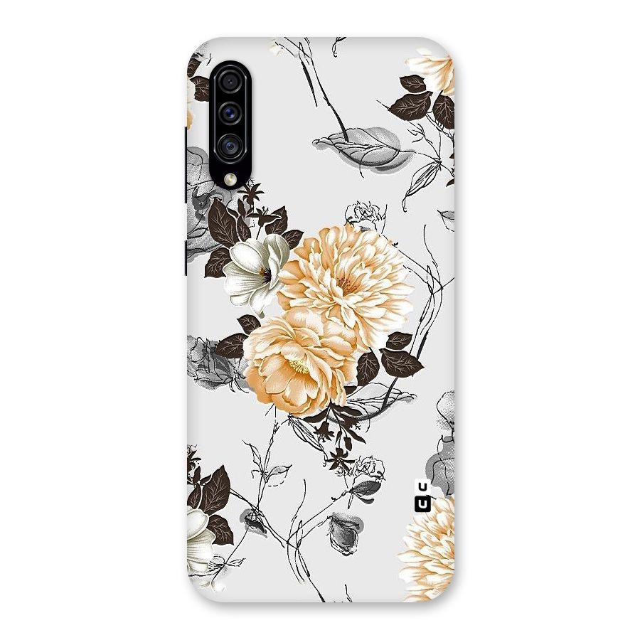 Yellow Floral Back Case for Galaxy A30s