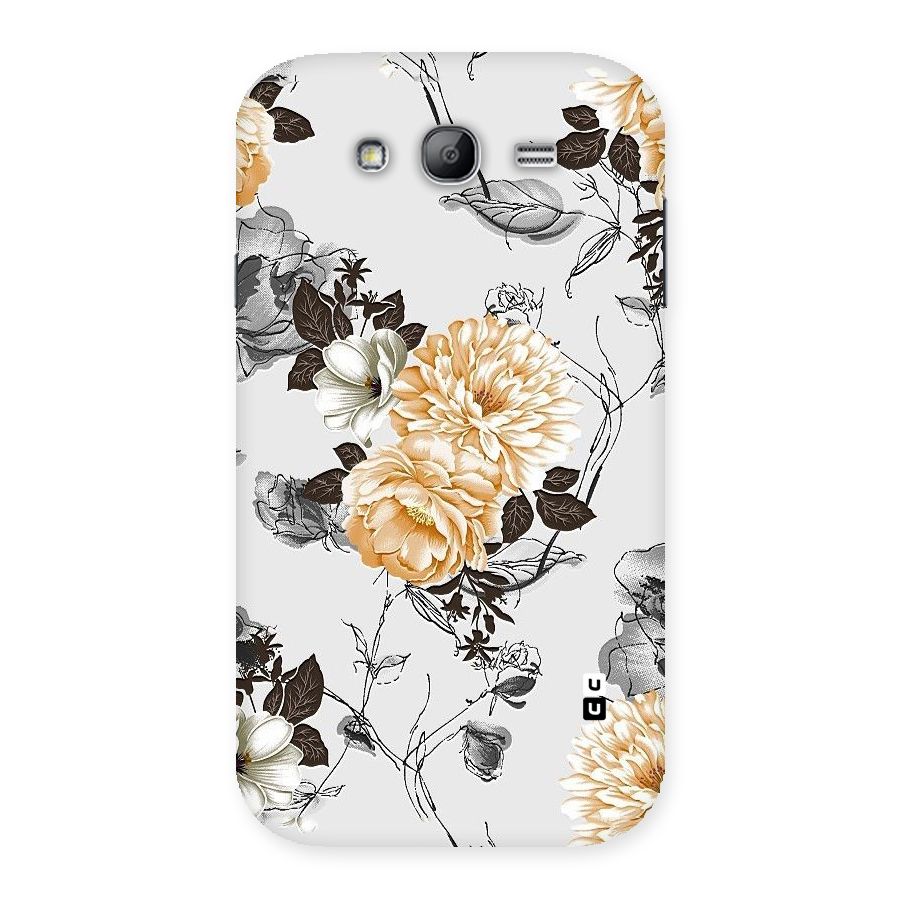 Yellow Floral Back Case for Galaxy Grand Neo Plus