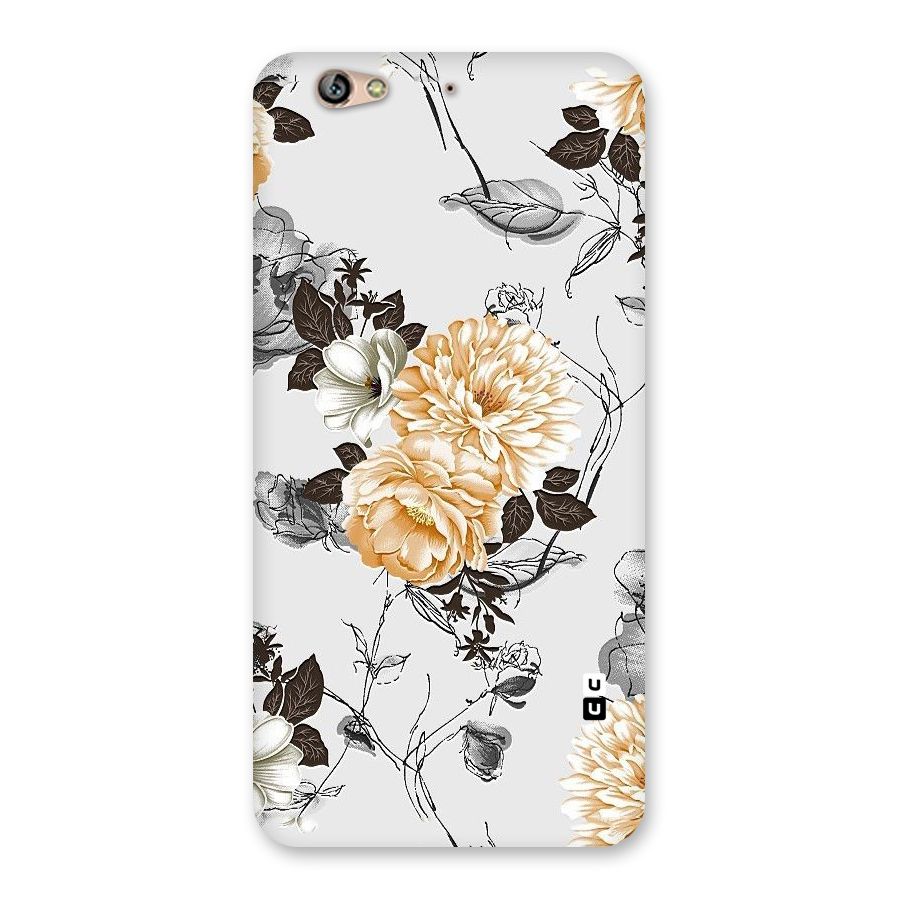 Yellow Floral Back Case for Gionee S6