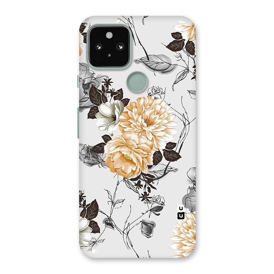 Yellow Floral Back Case for Google Pixel 5