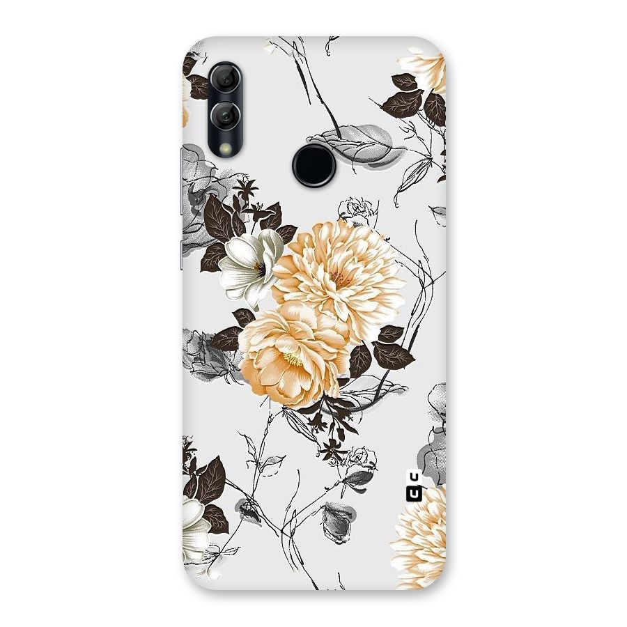 Yellow Floral Back Case for Honor 10 Lite