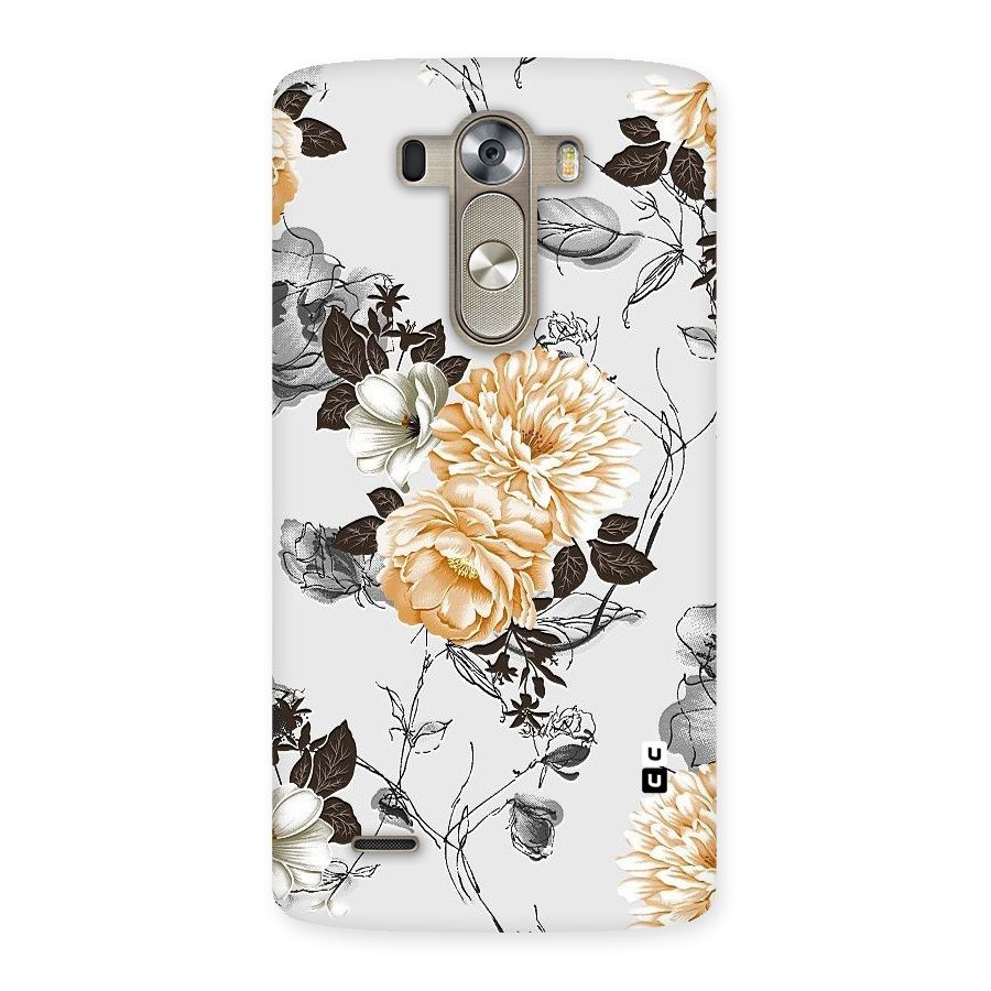 Yellow Floral Back Case for LG G3