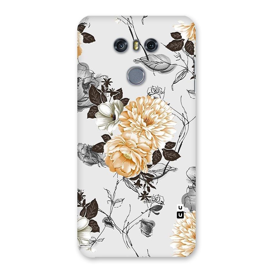Yellow Floral Back Case for LG G6