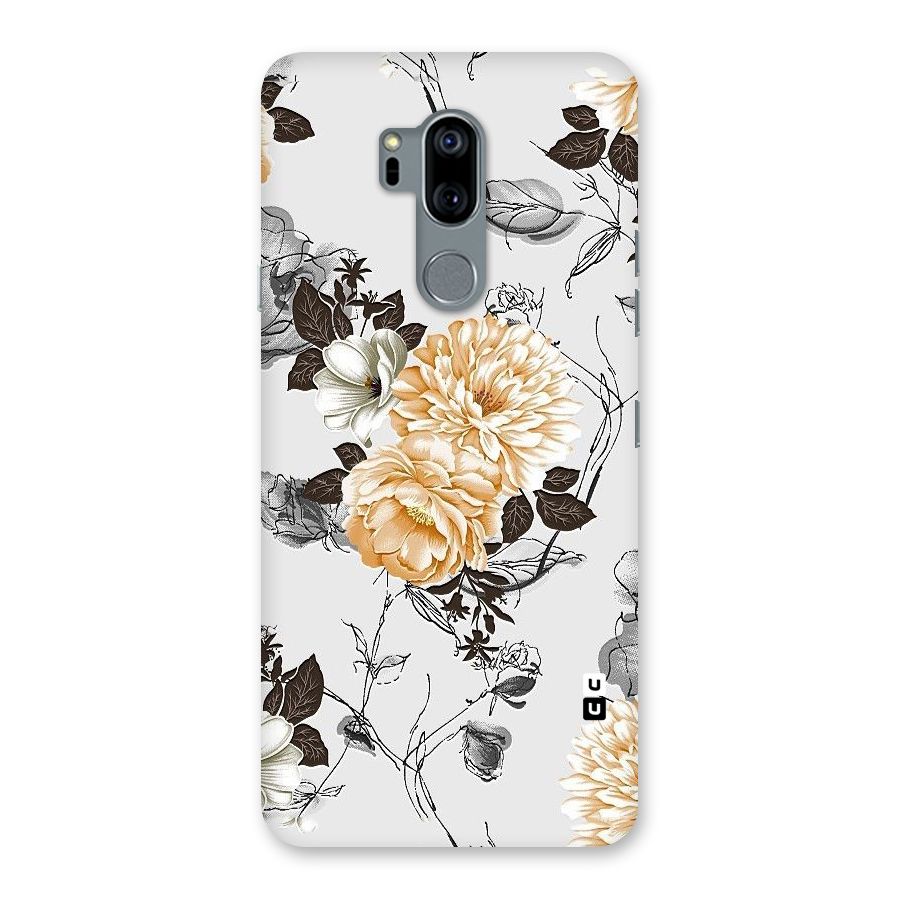Yellow Floral Back Case for LG G7