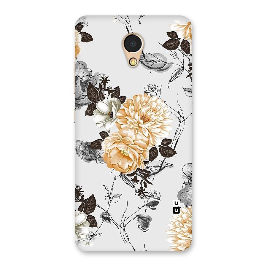 Yellow Floral Back Case for Lenovo P2