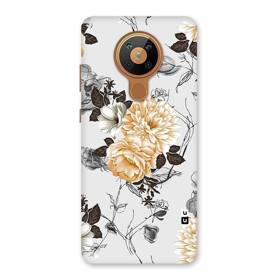 Yellow Floral Back Case for Nokia 5.3