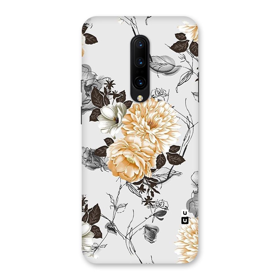 Yellow Floral Back Case for OnePlus 7 Pro