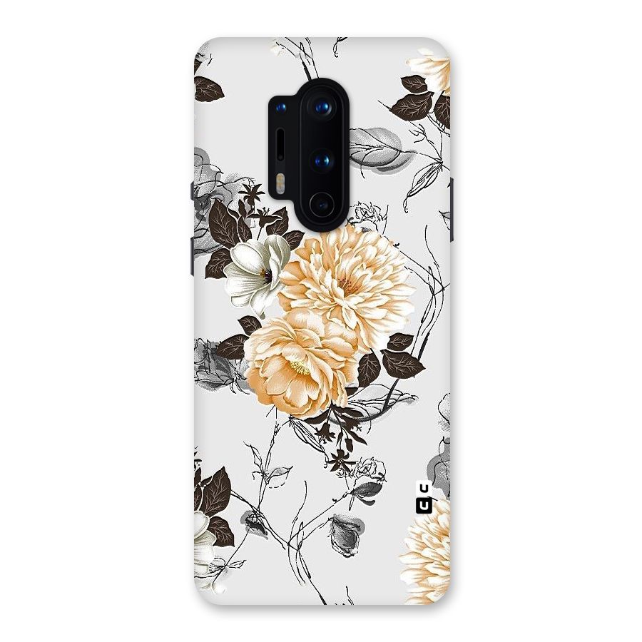 Yellow Floral Back Case for OnePlus 8 Pro