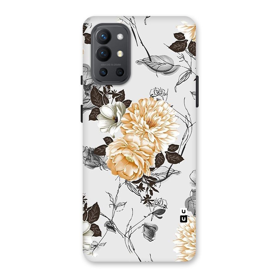 Yellow Floral Back Case for OnePlus 9R