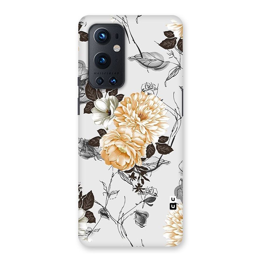 Yellow Floral Back Case for OnePlus 9 Pro