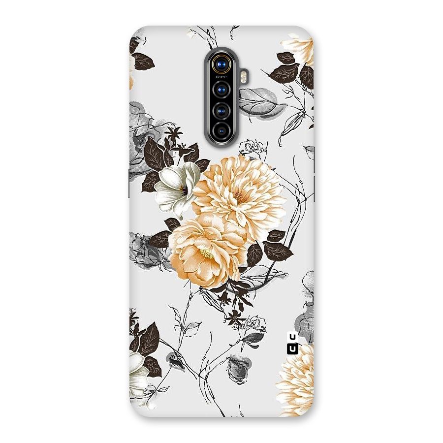 Yellow Floral Back Case for Realme X2 Pro