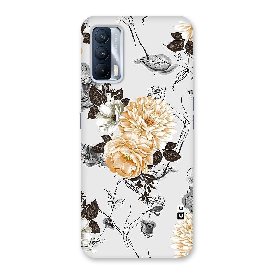 Yellow Floral Back Case for Realme X7