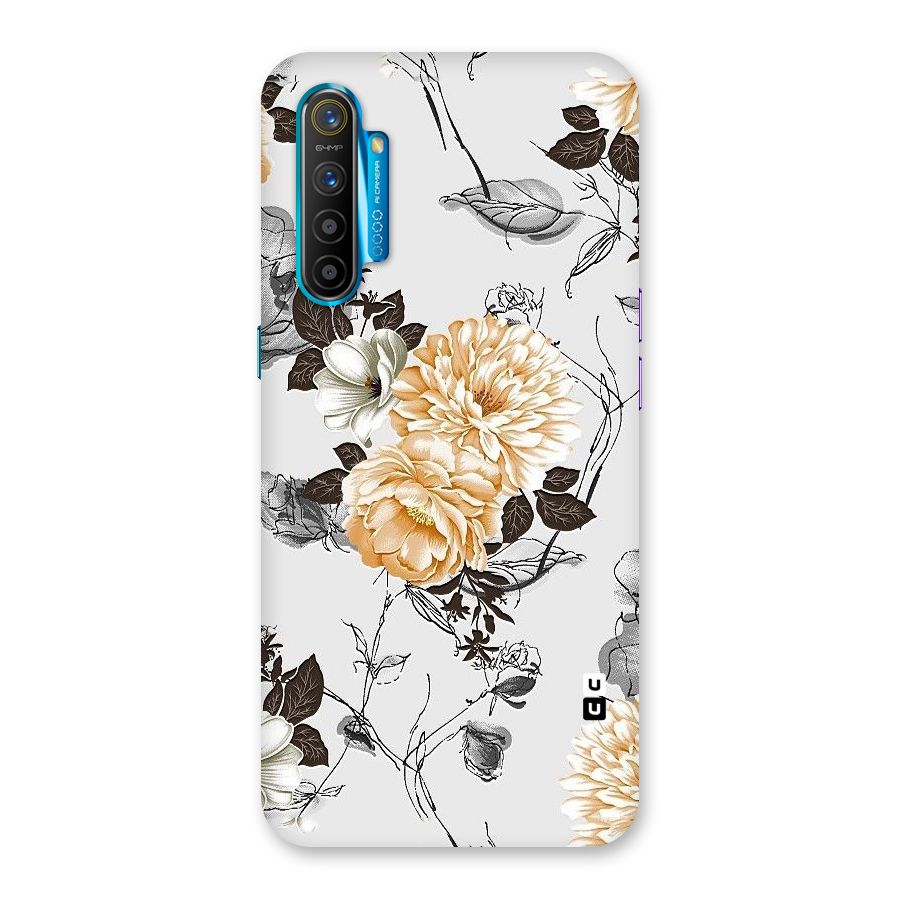 Yellow Floral Back Case for Realme XT