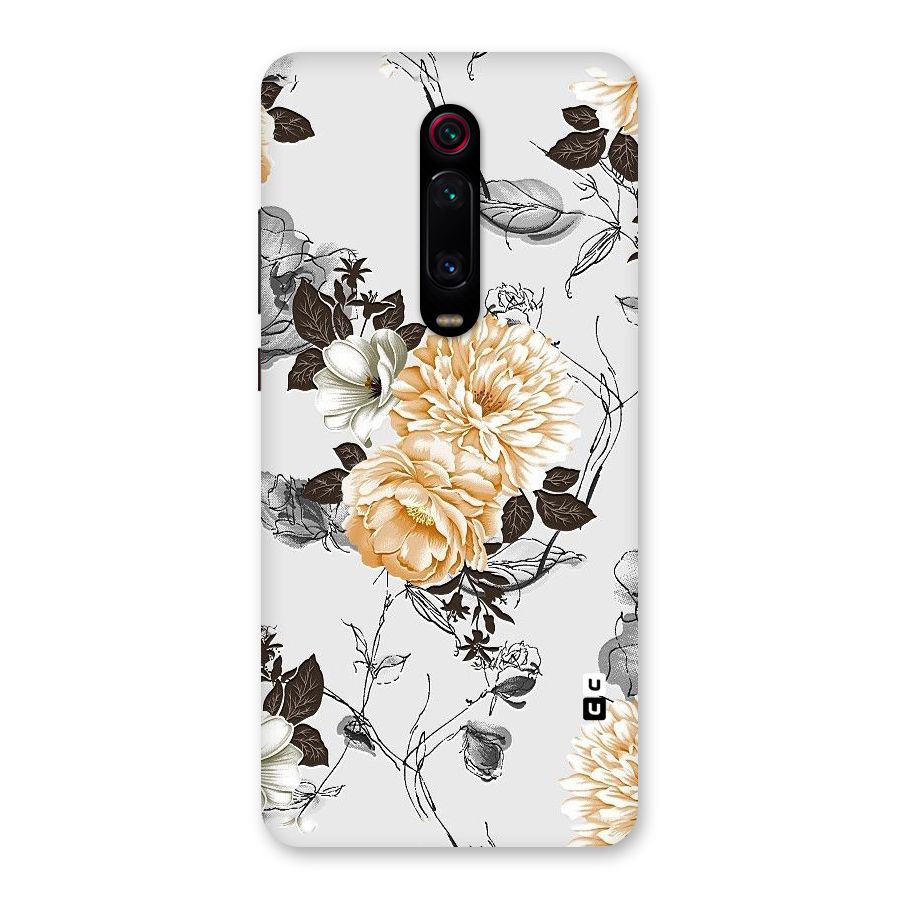Yellow Floral Back Case for Redmi K20