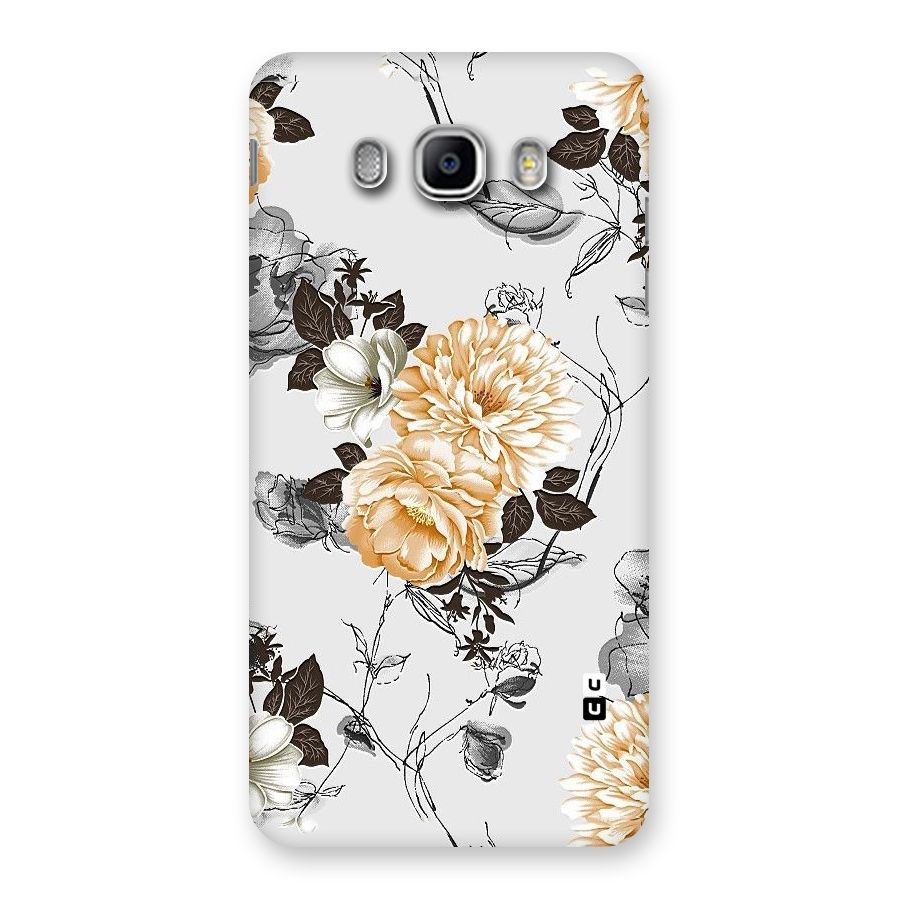 Yellow Floral Back Case for Samsung Galaxy J5 2016