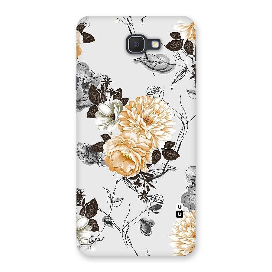 Yellow Floral Back Case for Samsung Galaxy J7 Prime