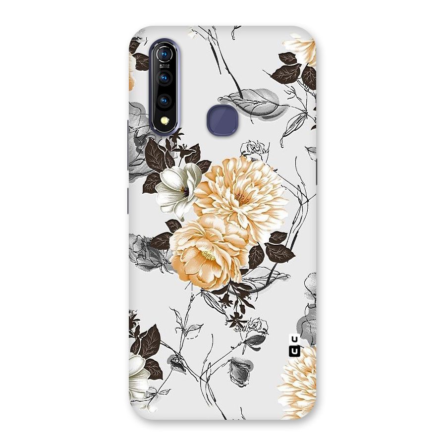 Yellow Floral Back Case for Vivo Z1 Pro