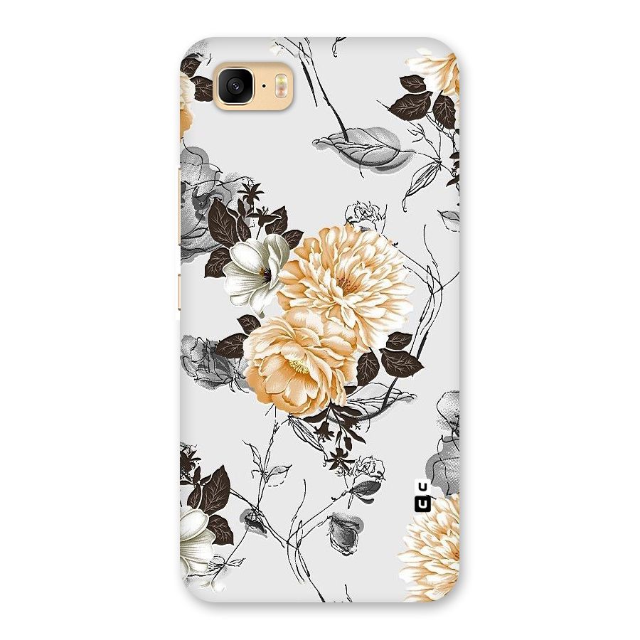 Yellow Floral Back Case for Zenfone 3s Max