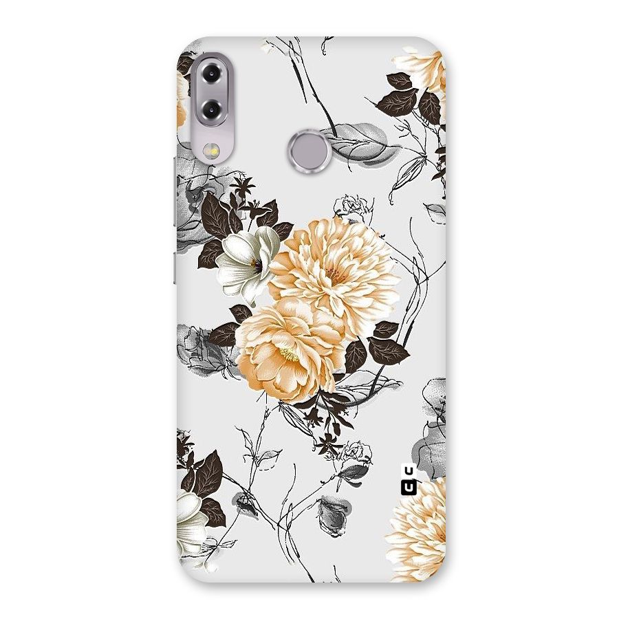 Yellow Floral Back Case for Zenfone 5Z