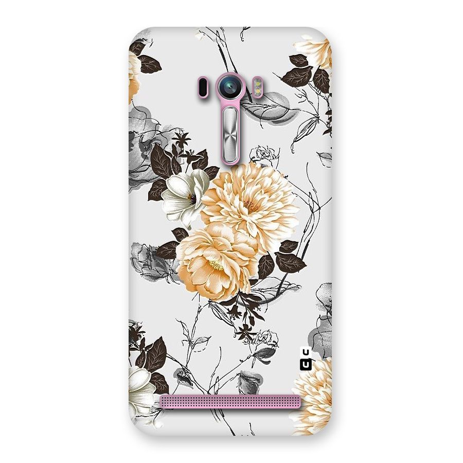 Yellow Floral Back Case for Zenfone Selfie