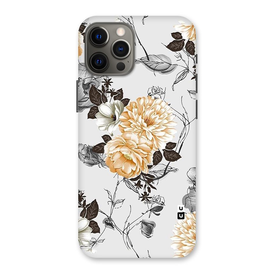 Yellow Floral Back Case for iPhone 12 Pro Max