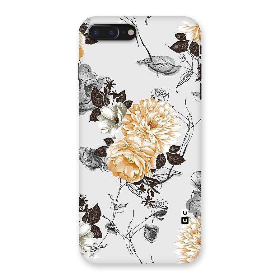 Yellow Floral Back Case for iPhone 7 Plus