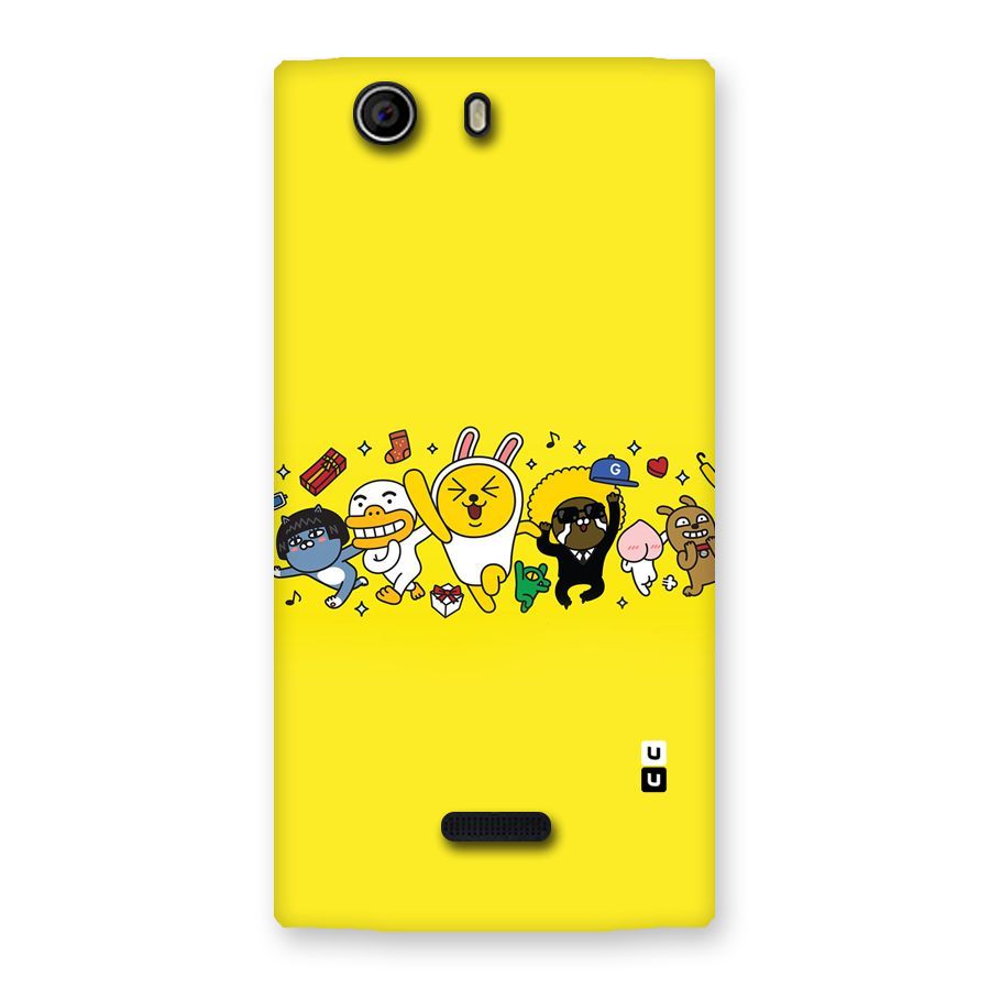 Yellow Friends Back Case for Canvas Nitro 2 E311