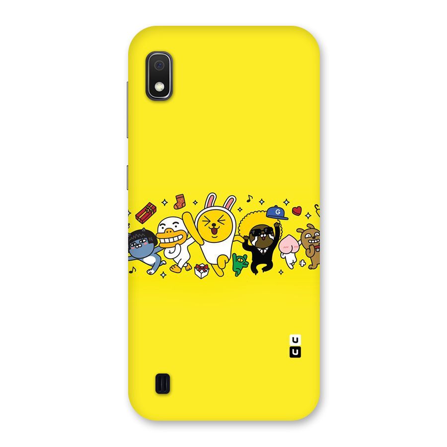 Yellow Friends Back Case for Galaxy A10