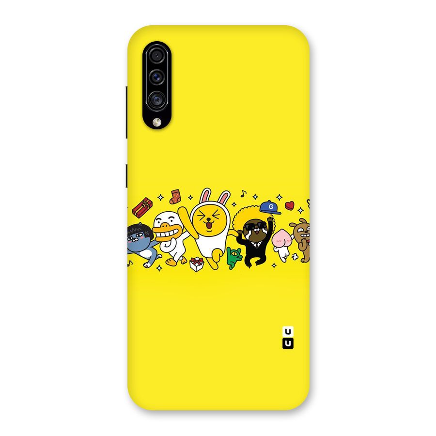 Yellow Friends Back Case for Galaxy A30s