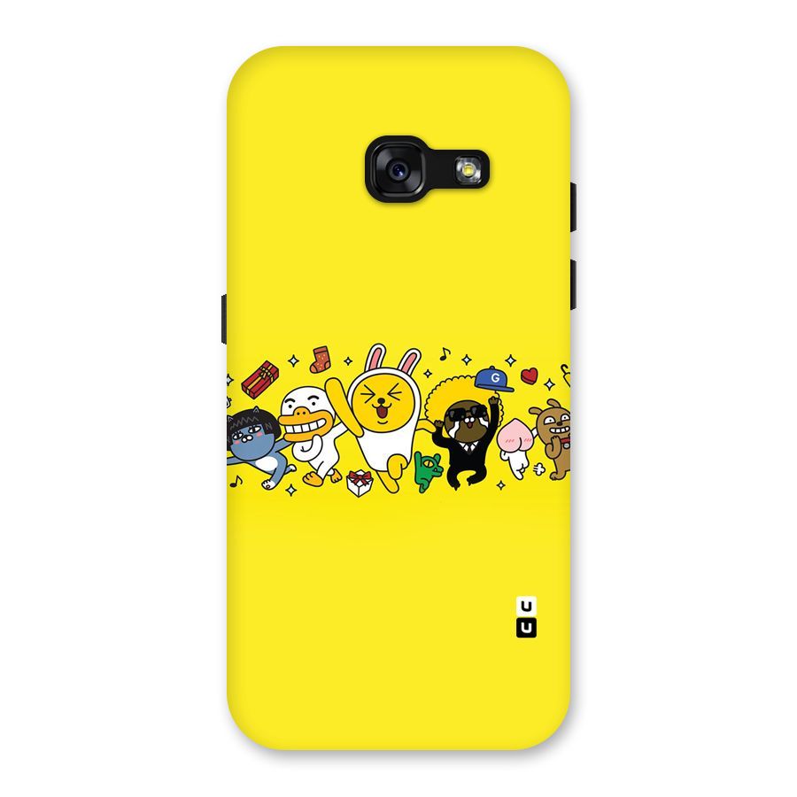 Yellow Friends Back Case for Galaxy A3 (2017)