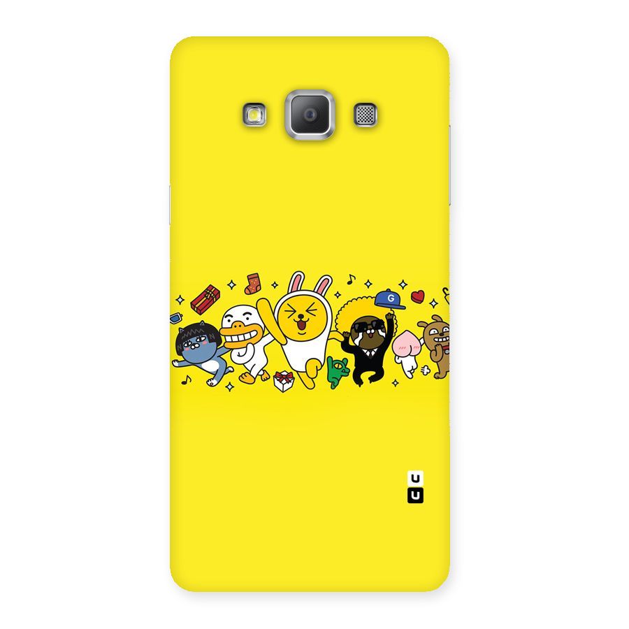 Yellow Friends Back Case for Galaxy A7
