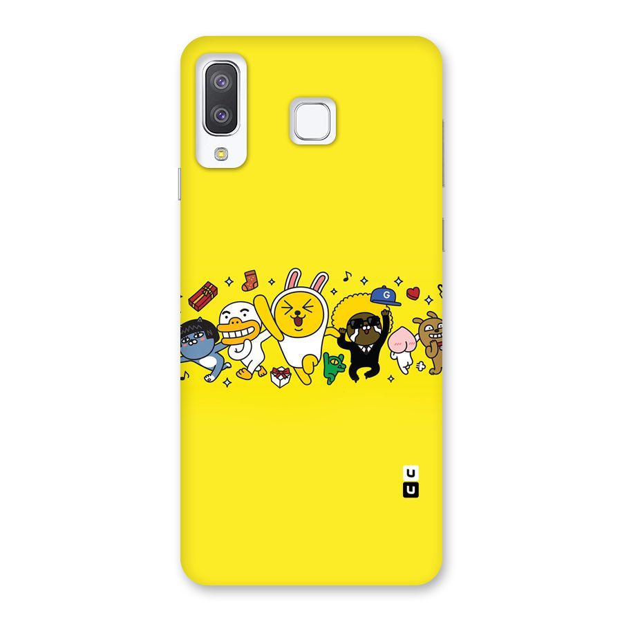 Yellow Friends Back Case for Galaxy A8 Star