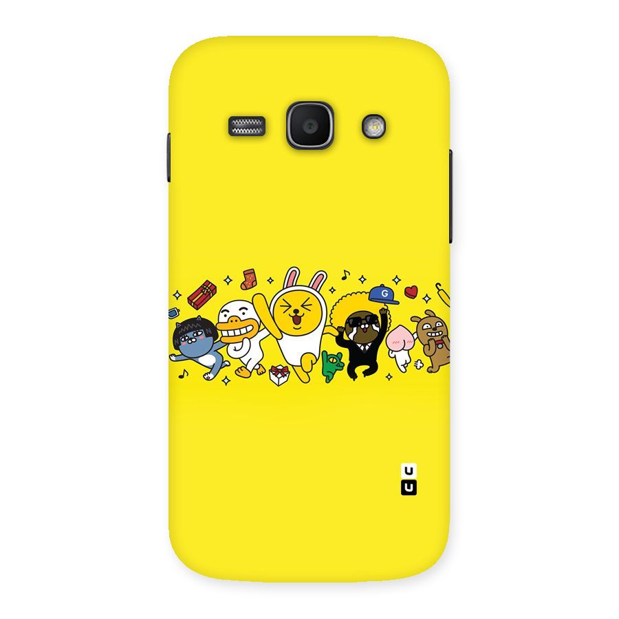 Yellow Friends Back Case for Galaxy Ace 3