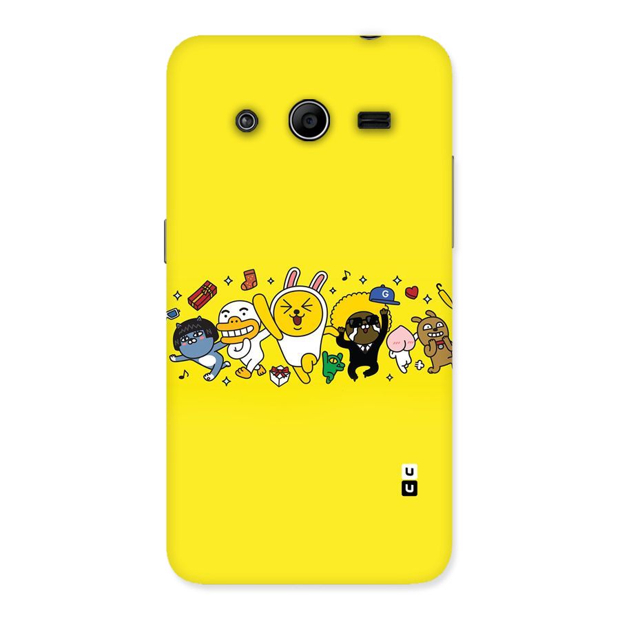 Yellow Friends Back Case for Galaxy Core 2