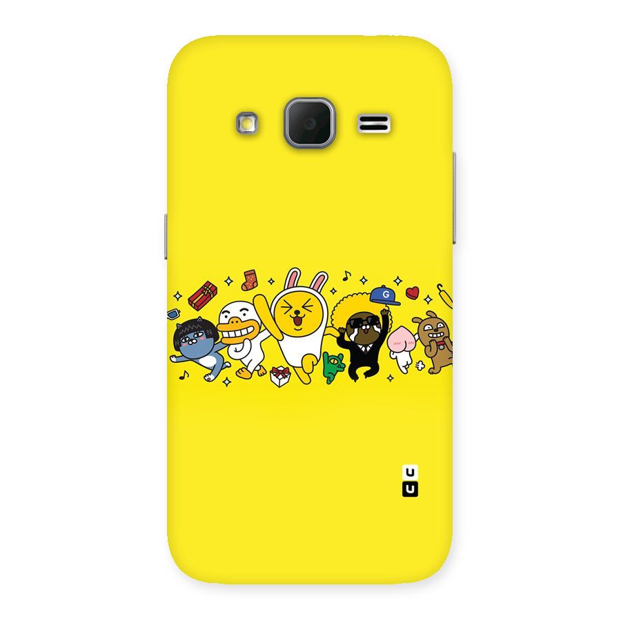 Yellow Friends Back Case for Galaxy Core Prime
